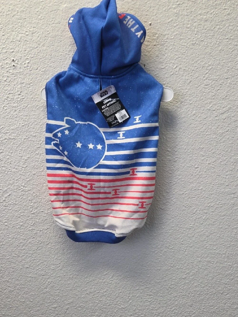 Star Wars Blue, Red & White Pet Hoodie